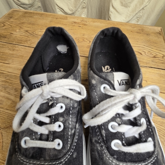 Vans Women's Doheny Platform Polka Dot Size 9 Black - Picture 6 of 10